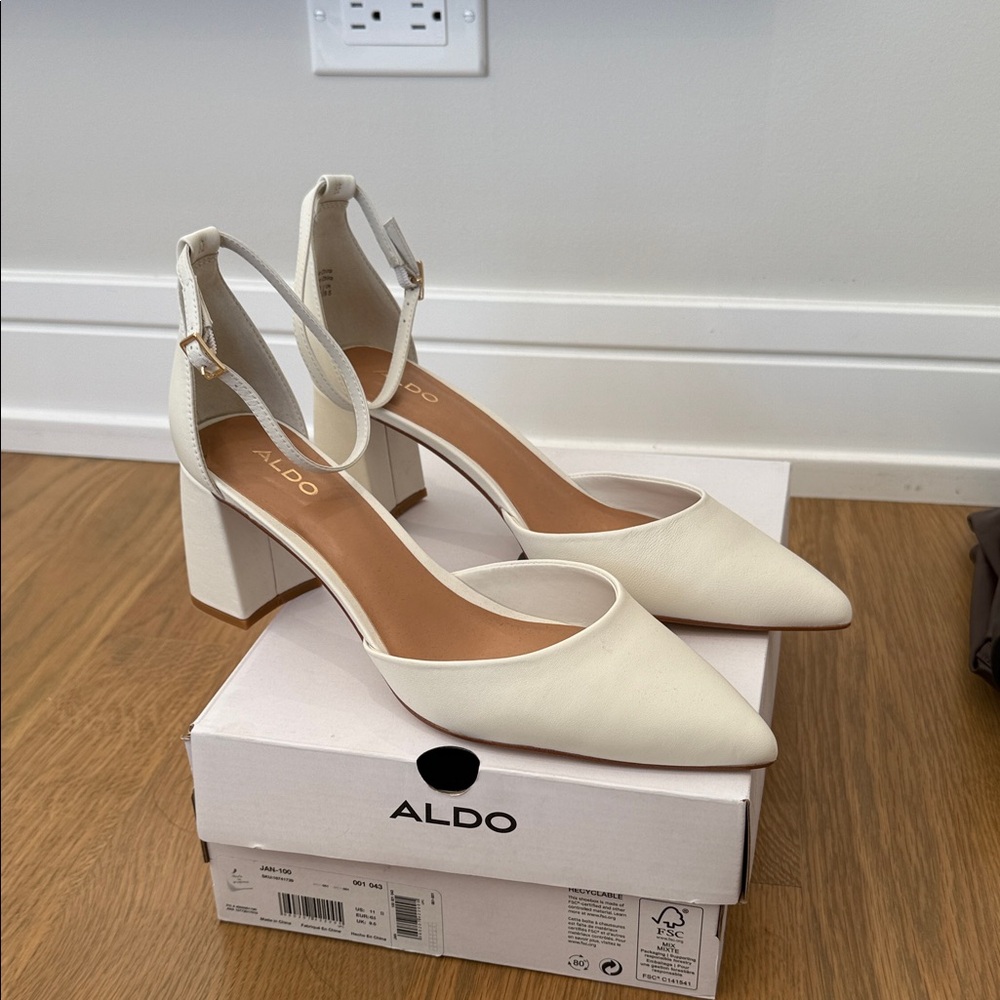 Aldo White Heels